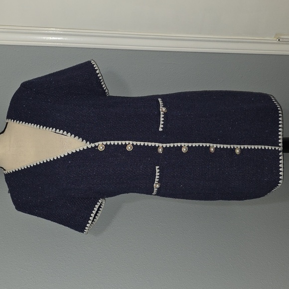 Alexia Admor Dresses & Skirts - Alexia Admor Jaiya Chanel Lookalike Mini Dress in Navy Women’s Size 14